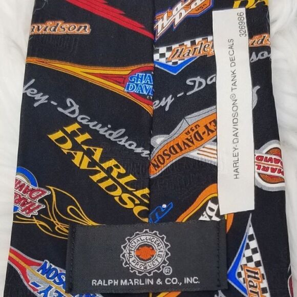 Ralph Marlin for Harley Davidson Tank Decals Mens - Picture 5 of 8